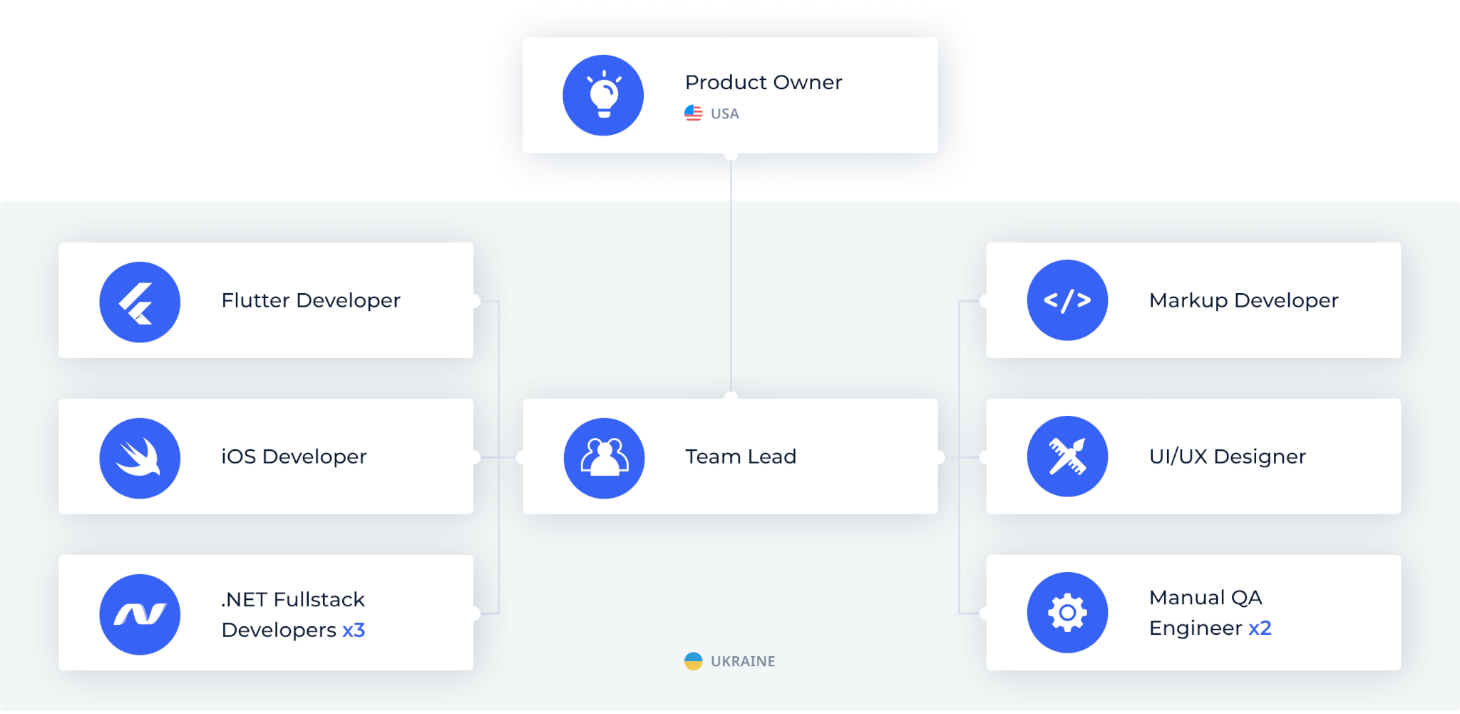 HealthCheck by Stratum team structure 