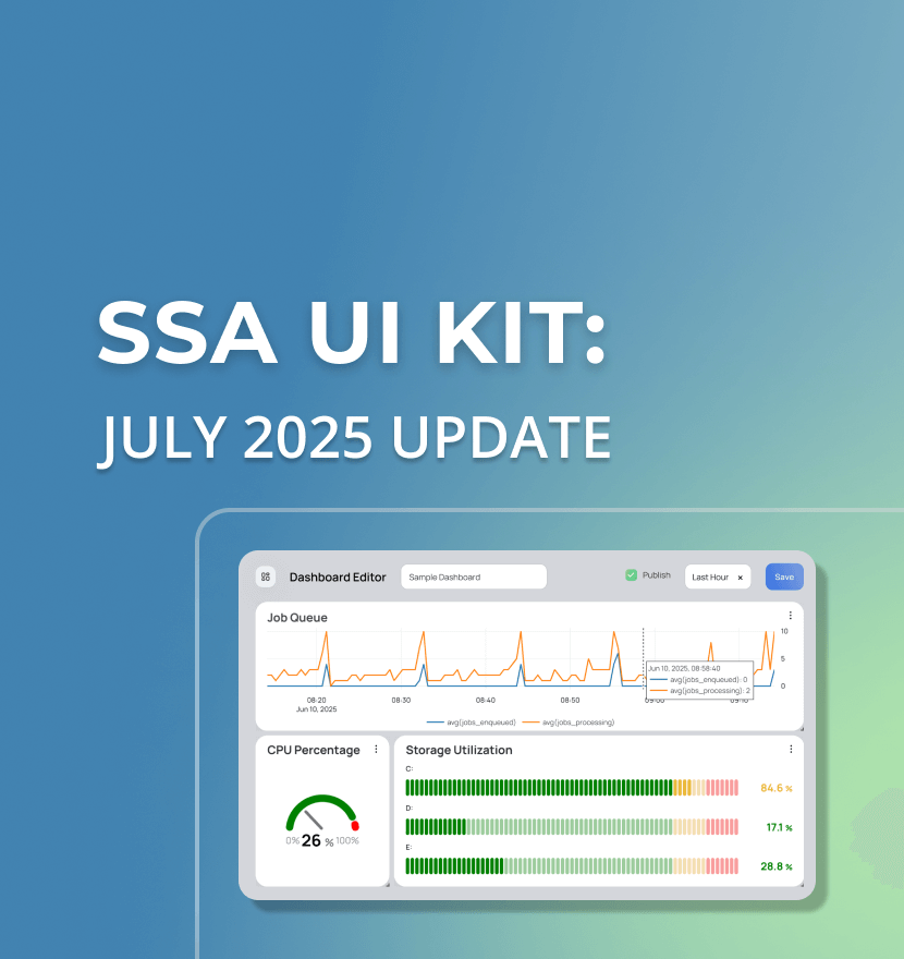 Introducing Dashboard Editor & Dashboard Viewer in SSA UI kit