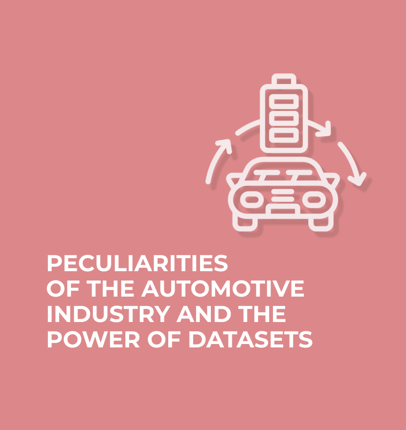 Peculiarities of the Automotive industry and the power of datasets 
