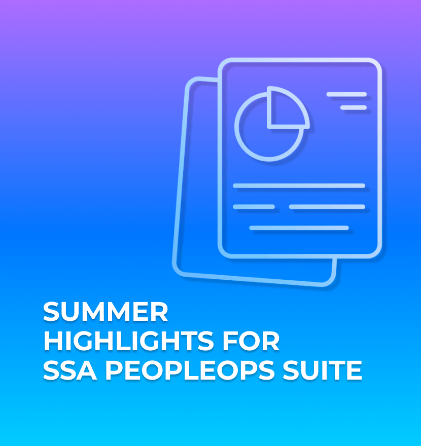 Summer highlights for SSA PeopleOps Suite  