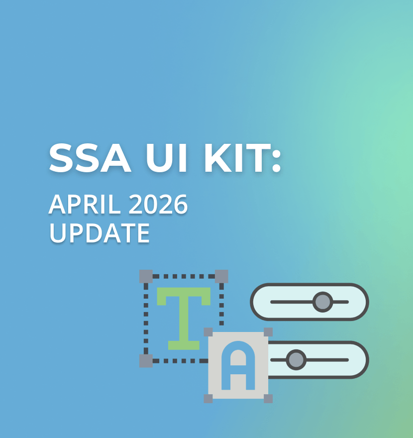 SSA UI Kit: April 2026 Update