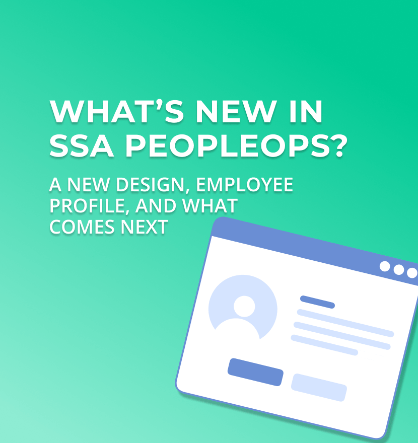 What’s new in SSA PeopleOps?A new design, Employee Profile, and what comes next 